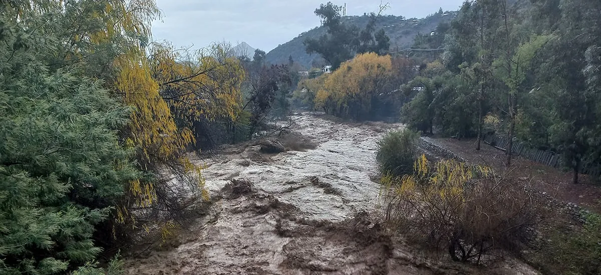 Senapred declara alerta amarilla para San Clemente y Talca por aumento del caudal del río Lircay