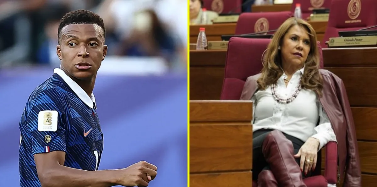 Senadora paraguaya vuelve a atacar a Kylian Mbappé en plena sesión del Congreso: ''Este hijo de..."