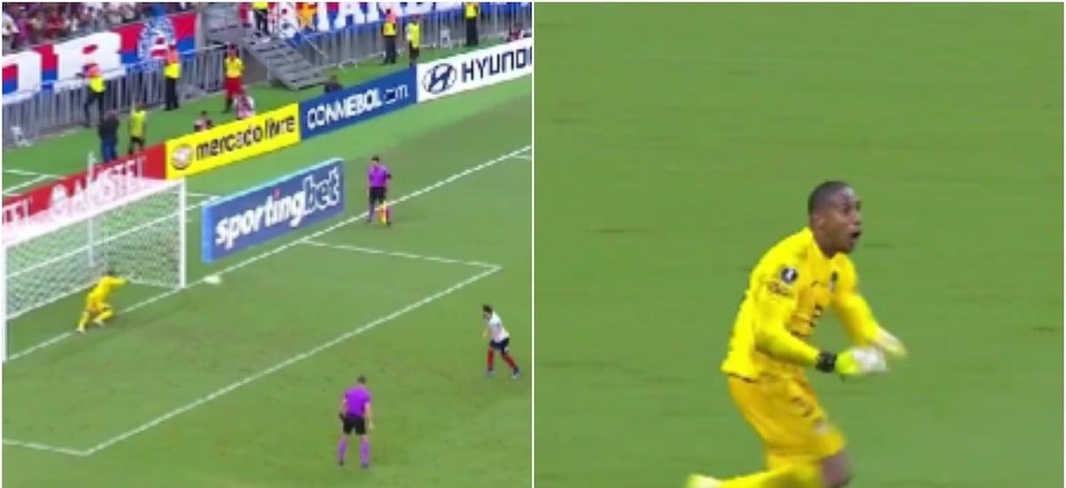 Con un ritual en la malla y dos penales atajados: la dulce revancha de Omar Carabalí que clasifica a O’Higgins ante Bahía