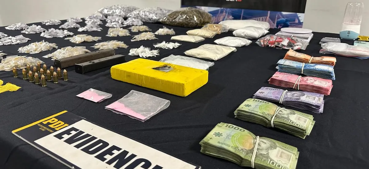 PDI detiene a ocho sujetos e incauta más de $46 millones en drogas en La Granja