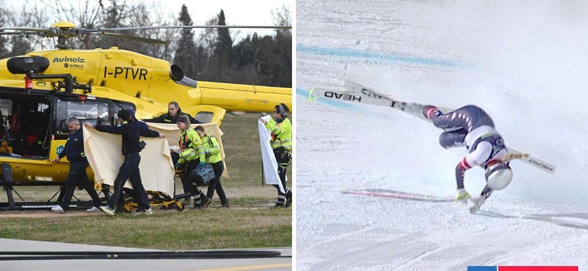 Entregan parte médico de Lindsey Vonn tras fuerte caída en JJOO de Invierno: compitió con grave lesión