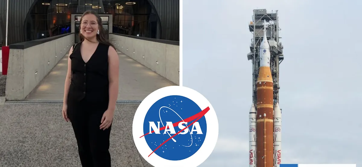 "¡Mi país, mi país!": Tere Paneque fue invitada por la NASA a presenciar el lanzamiento de Artemis II