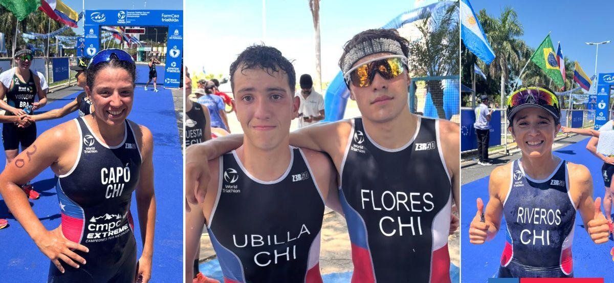 Team Chile de Triatlón arrasa en Formosa: cinco podios y un inicio demoledor en el Sudamericano