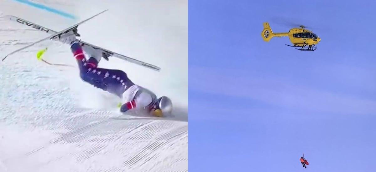 La leyenda Lindsey Vonn sufre una impactante caída en el descenso alpino de los Juegos Olímpicos de Invierno