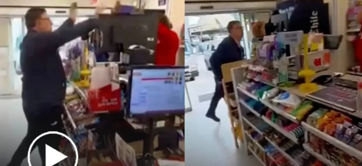La insultó y la escupió: cliente agredió a trabajadora extranjera en un Oxxo en Las Condes
