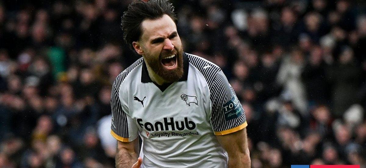 Ben Brereton hizo valer la ’ley del ex’: anotó en triunfo del Derby County ante Blackburn Rovers