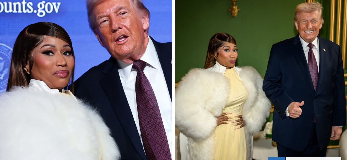 Tomados de la mano: Nicki Minaj llena de elogios a Donald Trump y se declara "fan número uno"