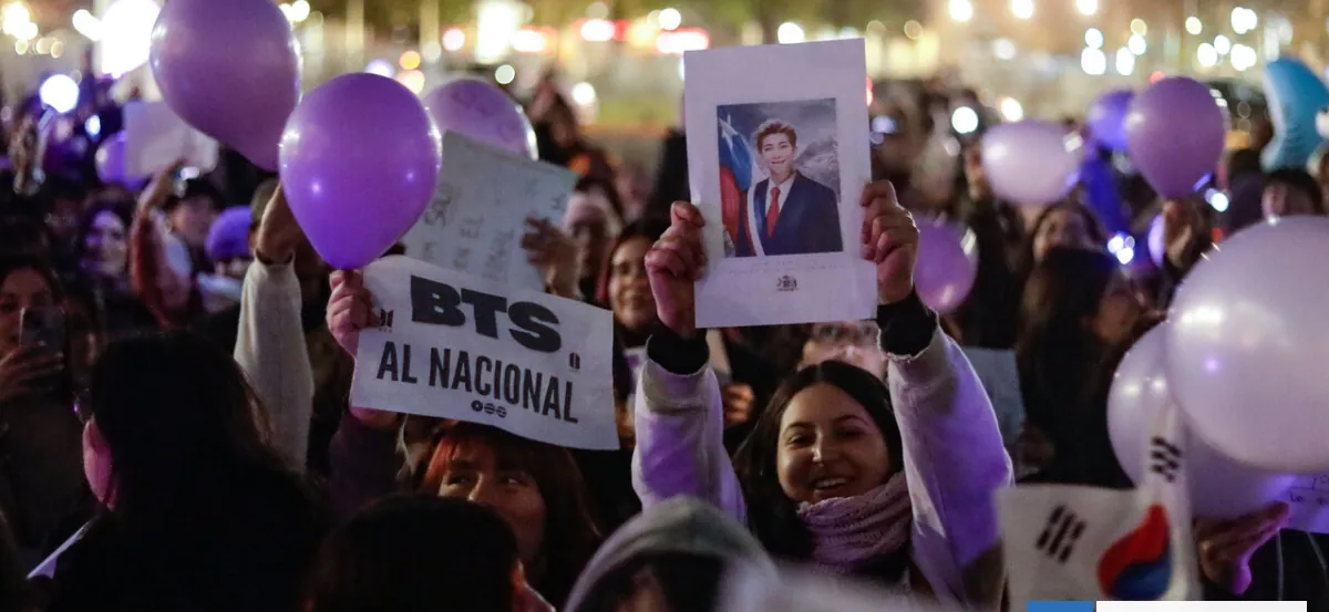 "BTS al Nacional": fans convocan marchas simultáneas en 11 ciudades de Chile este domingo