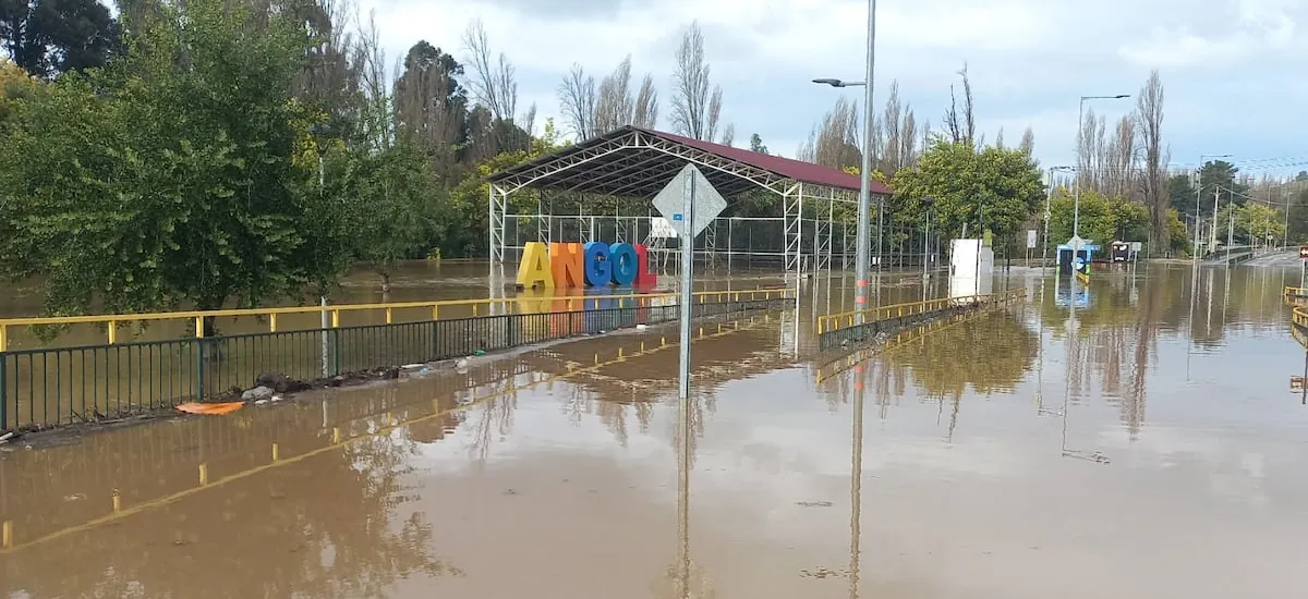 Sistema frontal: suspenden clases en escuelas municipales de Angol por temporal