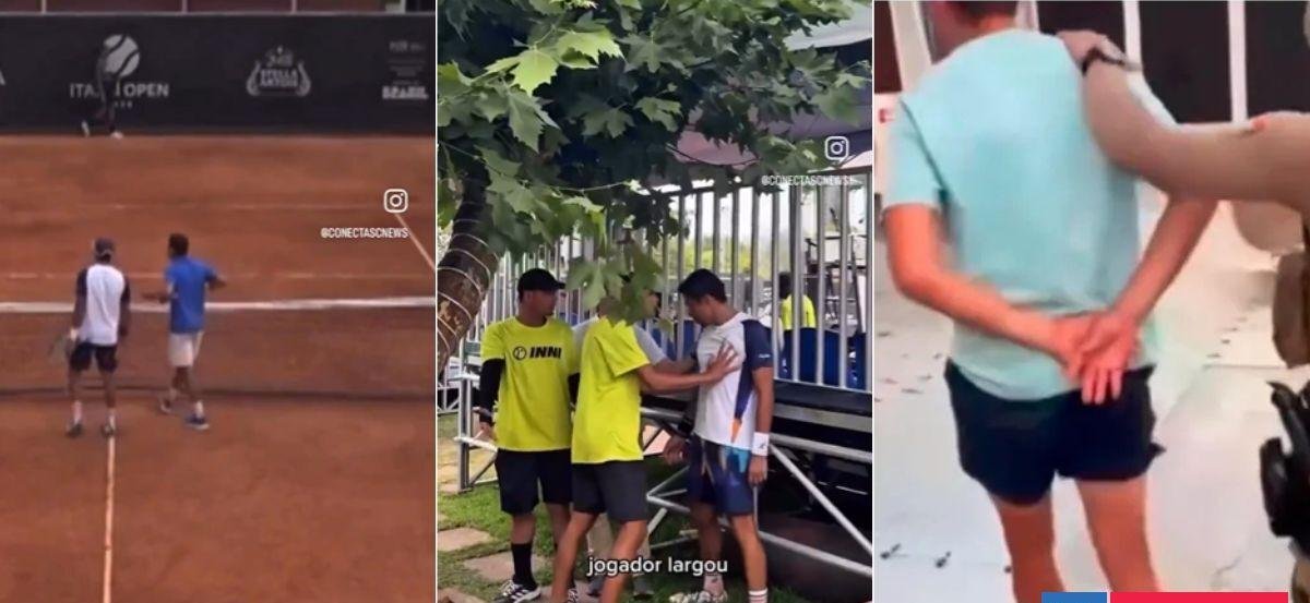 Tenistas son detenidos en Brasil por gestos racistas en pleno partido: arriesgan 5 años de cárcel