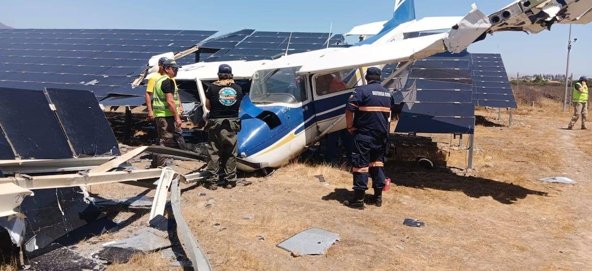Avioneta sufre accidente durante Festival Aéreo de Quillota: pasajeros se encontrarían ilesos