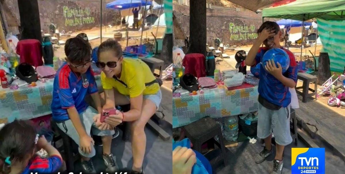 "No dudó ningún segundo": El regalo de Marcelo Salas a niño damnificado por los incendios