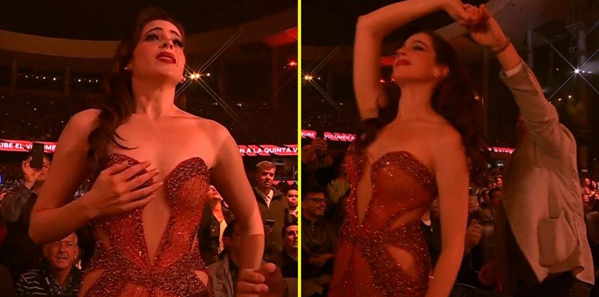 Bailó y se emocionó hasta las lágrimas: Fátima Bosch vivió emotivo momento con homenaje a México de Jesse & Joy en Viña 2026