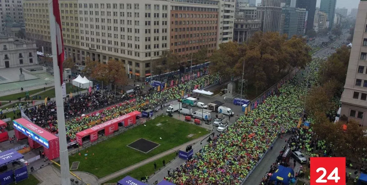 Maratón de Santiago 2026: revisa los cortes y desvíos de tránsito