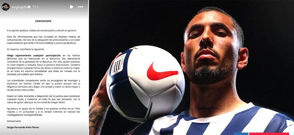 Sergio Peña niega denuncia y afirma: "Condeno toda forma de violencia contra la mujer"