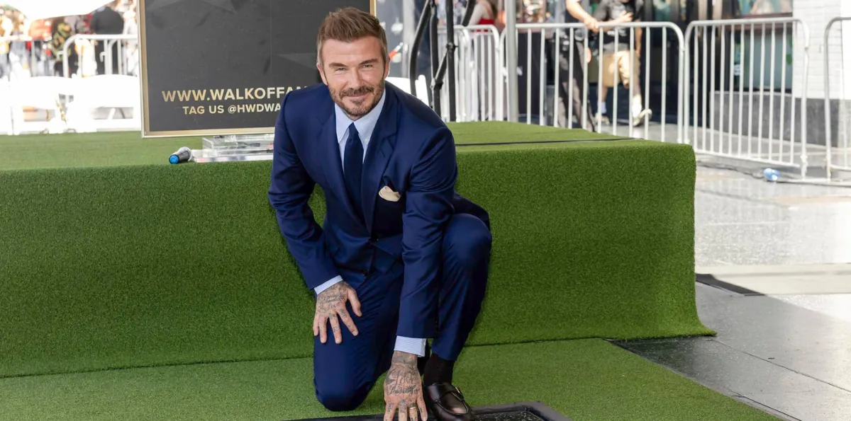 David Beckham recibió una estrella en el Paseo de la Fama de Hollywood