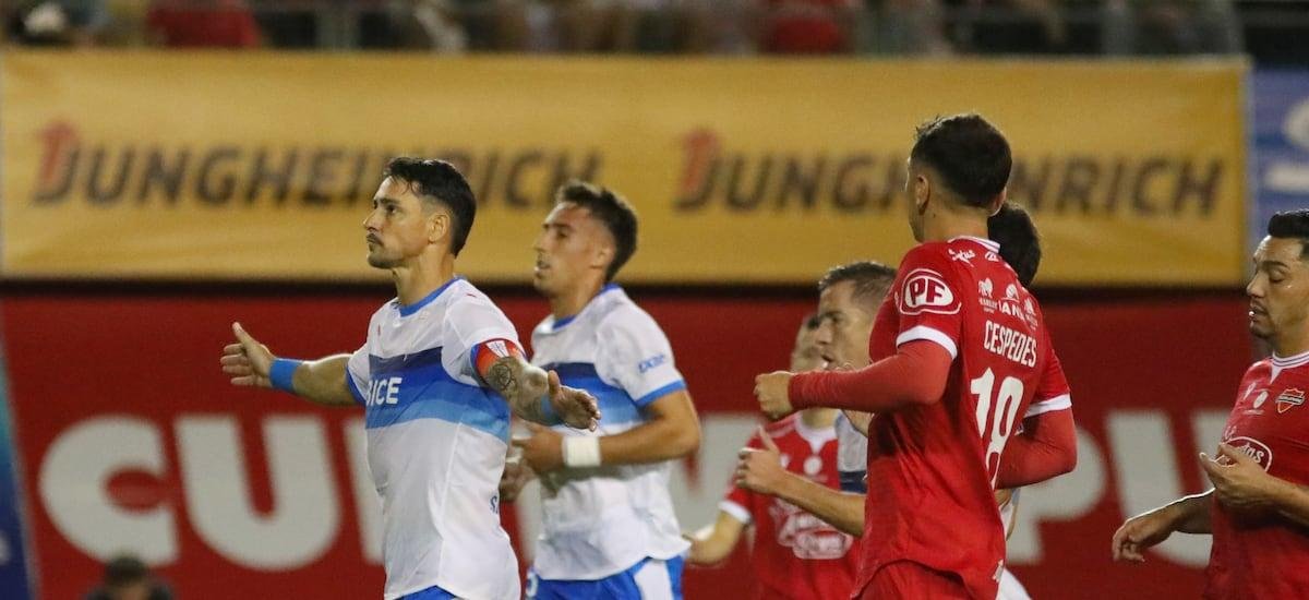 El Toro resuelve los problemas: la efectividad de Zampedri le da el triunfo a la UC sobre el áspero Ñublense