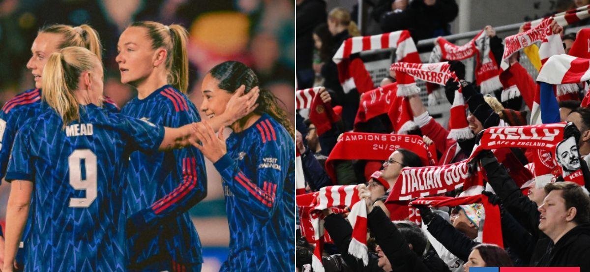Fútbol femenino: Arsenal goleó al AS Far y enfrentará a Corinthians en final de Copa de Campeones FIFA
