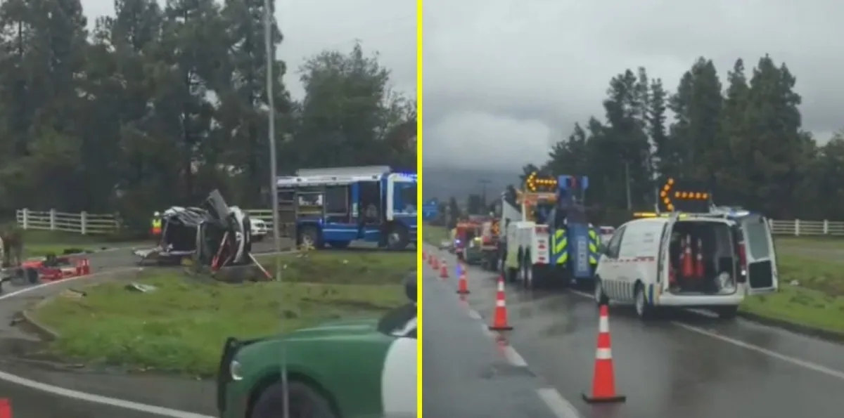 Grave accidente en la Ruta 68 deja un fallecido y un herido grave a la altura de Casablanca