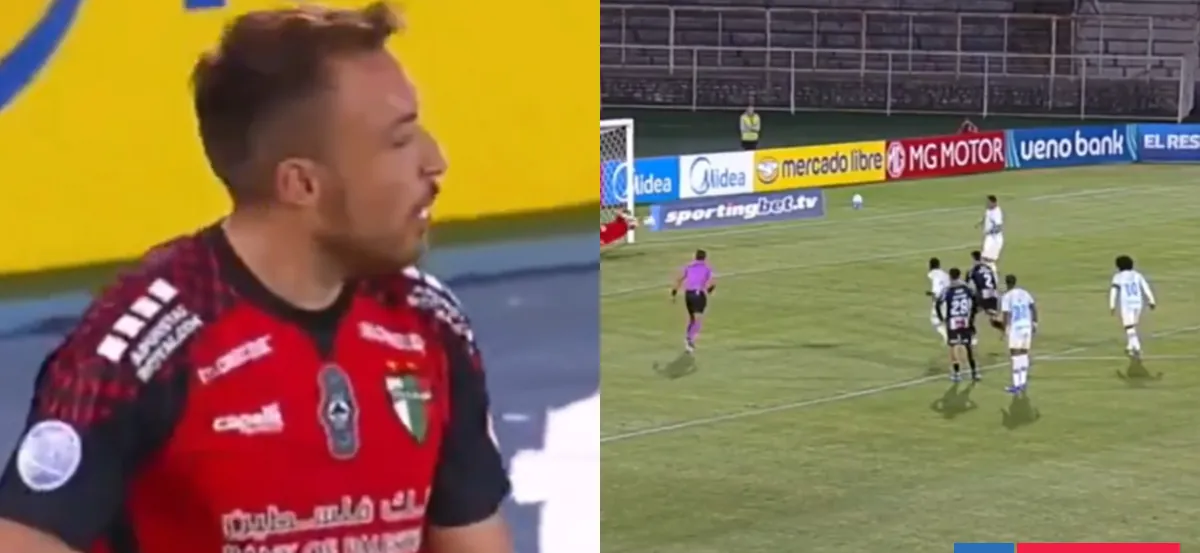 ’Zanahoria’ x3: Sebastián Pérez tapó tres penales seguidos al mismo jugador de Gremio en Sudamericana