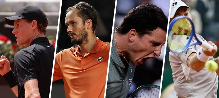 ¿Alguien podrá parar a Jannik Sinner? Cómo quedaron las semis del Masters de Roma y cuándo se juegan