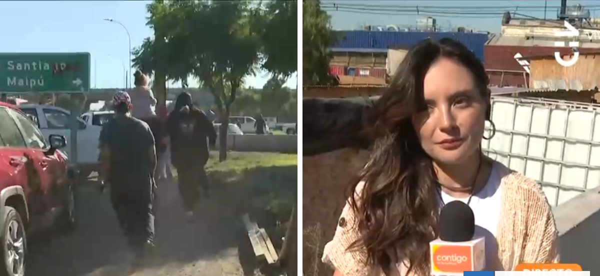 "Mira la huéa que estai’ hablando": el tenso cruce de Daniela Muñoz con poblador de toma Santa Marta