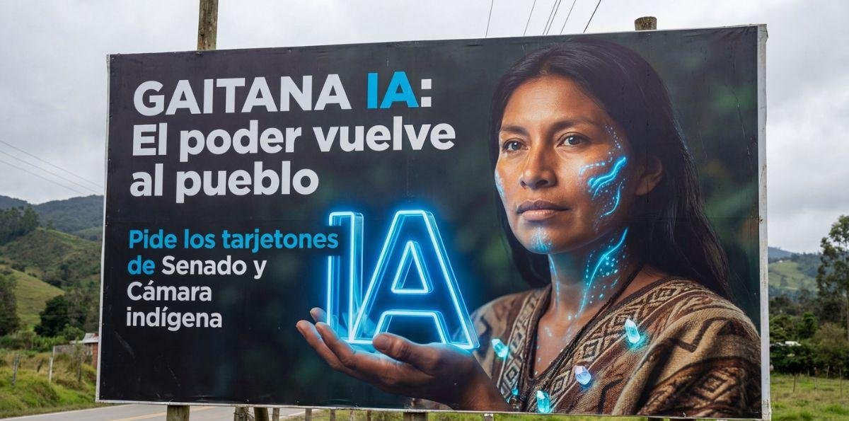 Una candidata creada con IA en Colombia busca un escaño indígena en el Parlamento