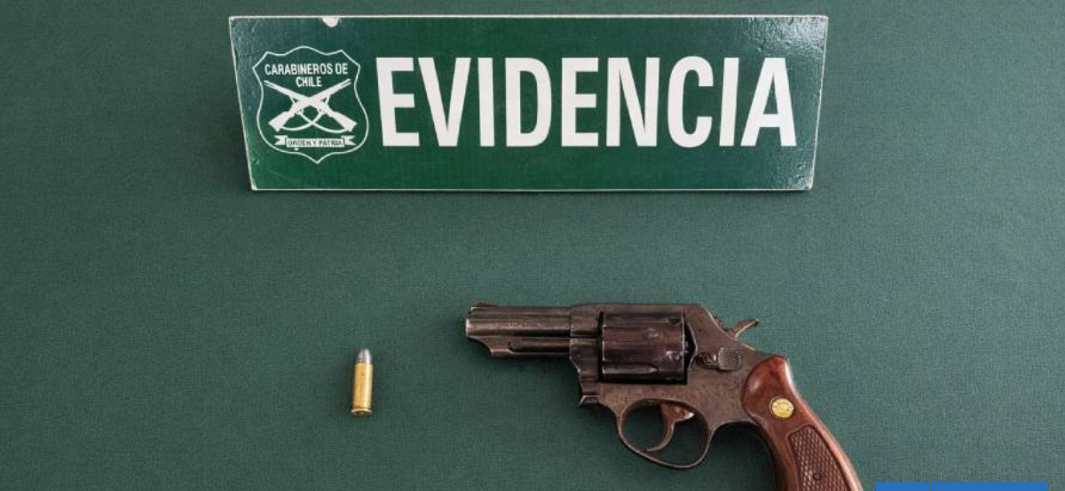 Prisión preventiva para ciudadano colombiano por porte ilegal de arma de fuego en Chillan