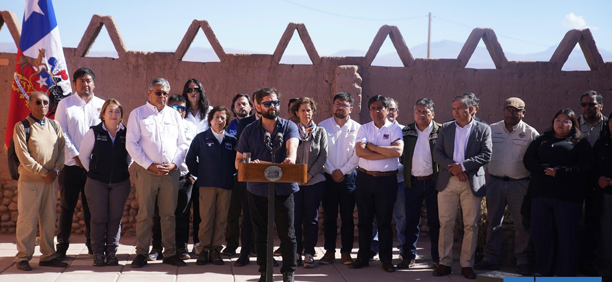 Boric pide a comunidades y futuro gobierno de Kast respetar avances de Estrategia Nacional del Litio