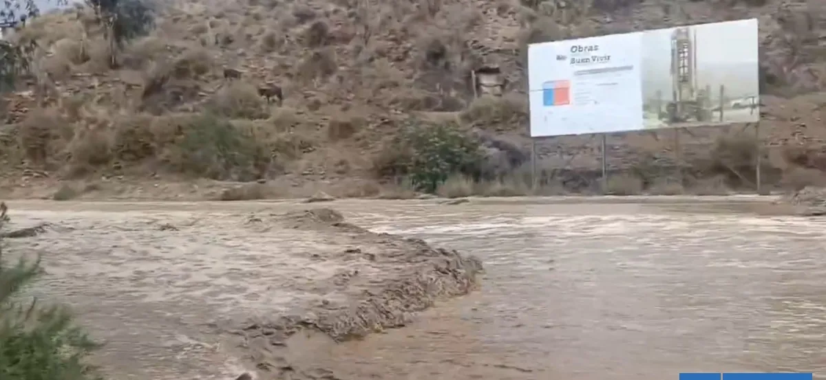 Senapred alerta de crecidas y pide no acercarse a riberas de ríos, esteros y quebradas en Choapa