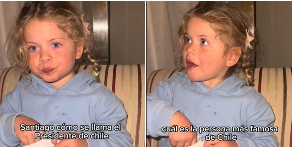 Niña colombiana reveló quién es la persona más famosa de Chile y se volvió viral