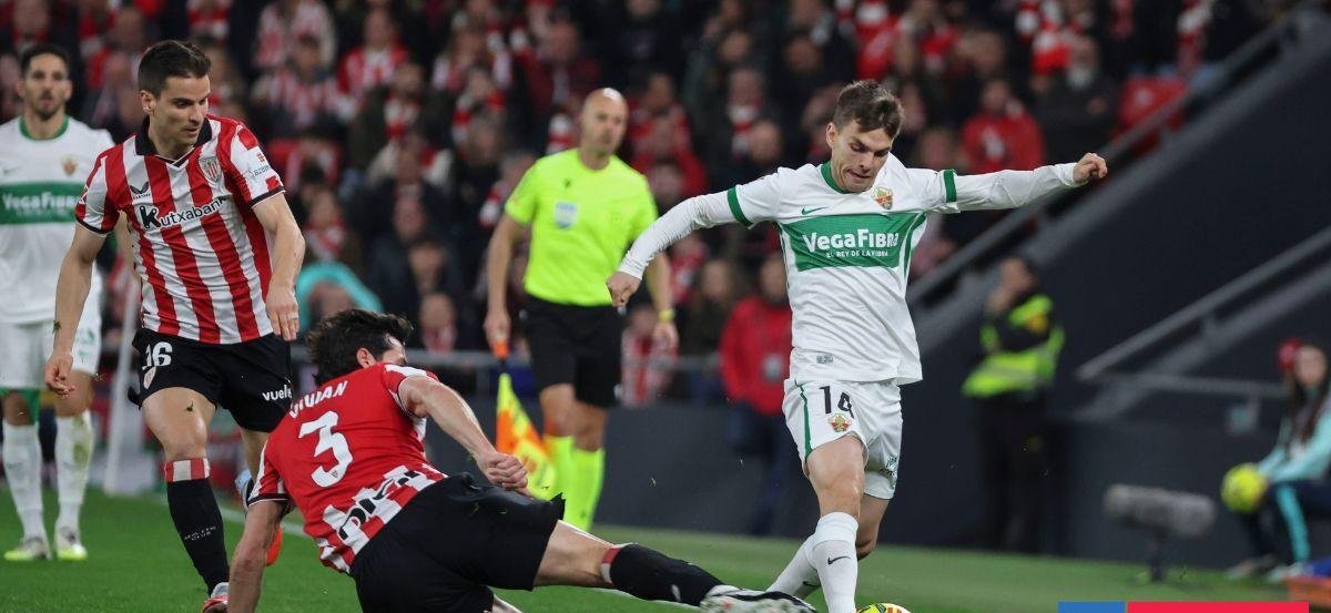 Elche con Lucas Cepeda los 90 minutos cae ante Ahtletic de Bilbao y se complica con descenso en LaLiga