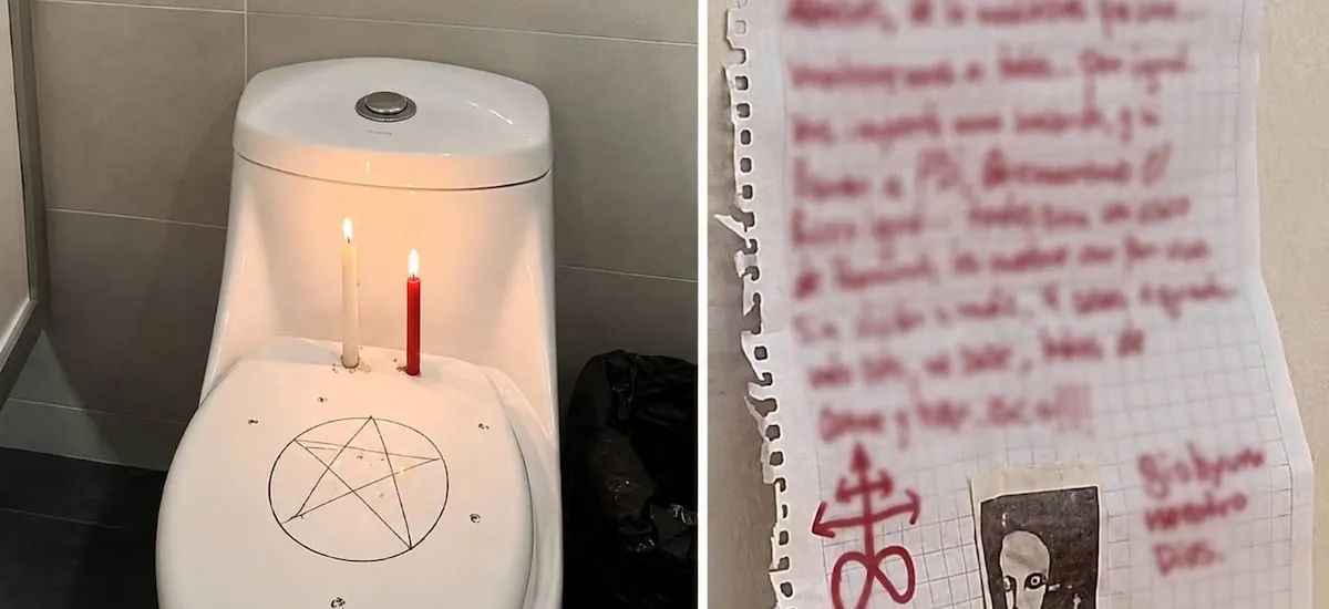 “Nos importa una mier... y ni llamen a PDI”: el texto y supuesto “ritual satánico” que horroriza a liceo de Mulchén