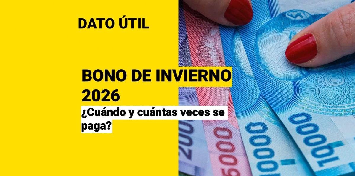 ¿Cuántas veces se paga en el año el Bono de Invierno?