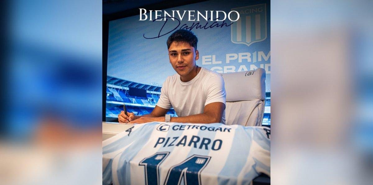 "Bienvenido al primer grande": Racing oficializó la contratación de Damián Pizarro