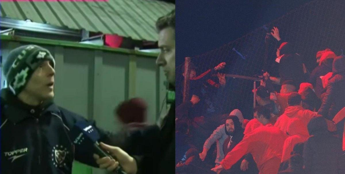 "Tiraban piedras, caca... la gente se la bancó; después tiraron butacas"