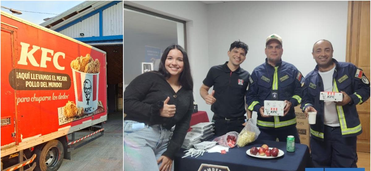 "Seguiremos apoyando": empresa donó agua y alimentos a equipos de emergencia en incendios forestales