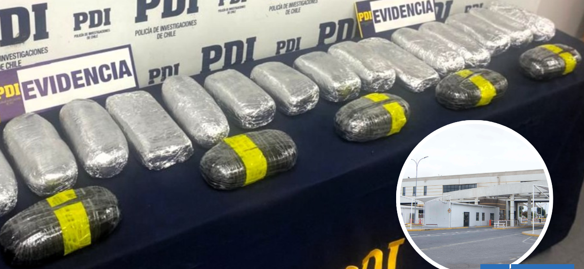 Detienen a sujeto que transportaba más de 22 kilos de cocaína en el estanque de su vehículo en Arica