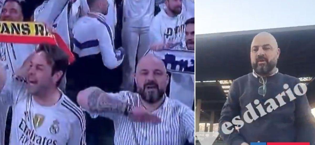 "Tengo dos negros adoptados": la insólita explicación de hincha del Real Madrid echado por saludo nazi