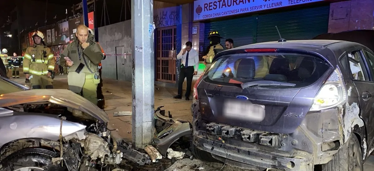 Documentos quedaron en el vehículo cuando huyó: carabinero detenido quiso encubrir choque denunciando robo del automóvil