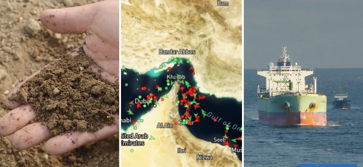 El cierre del estrecho de Ormuz también golpea el precio de fertilizantes y amenaza al comercio global