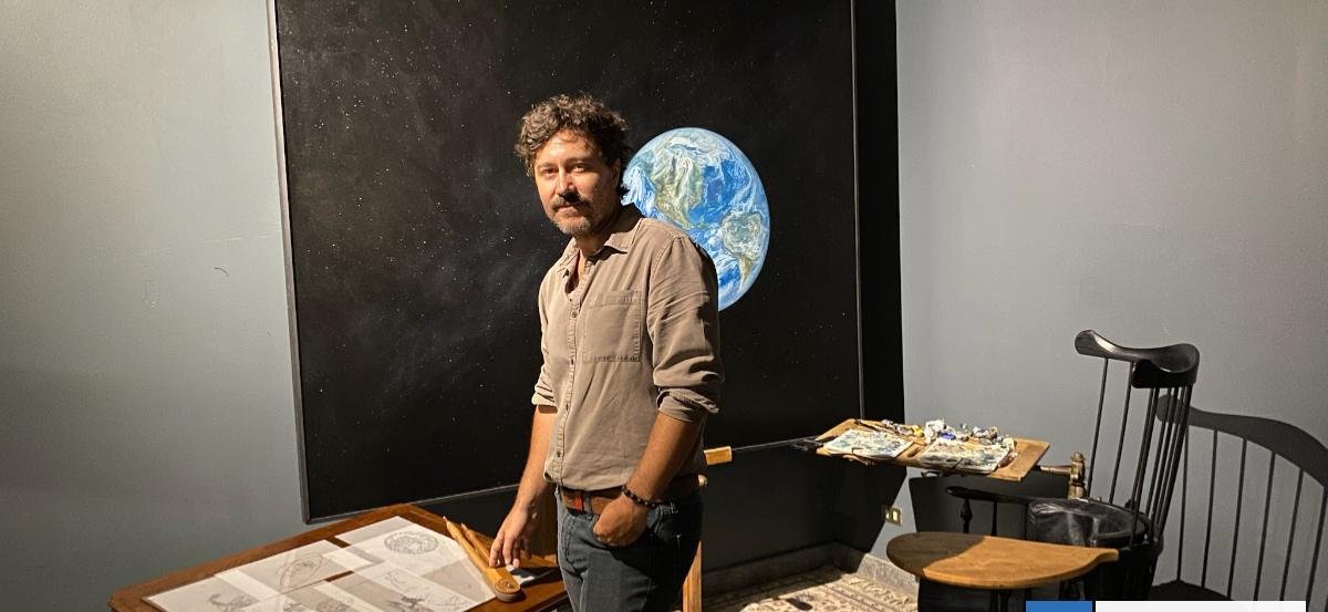 El artista que pintó la Tierra desde el espacio y se robó todas las miradas en el Congreso Futuro 2026