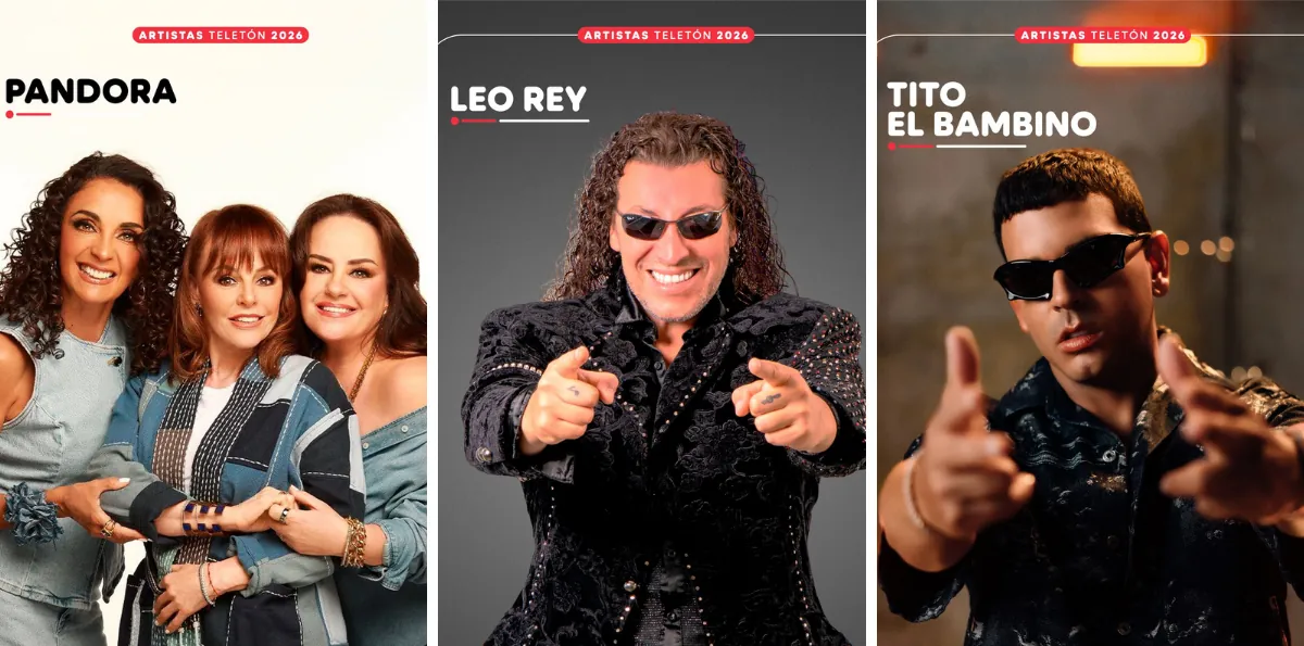 Tito El Bambino, Pandora y Leo Rey cerrarán la Teletón 2026 en el Estadio Nacional: conoce a los primeros confirmados