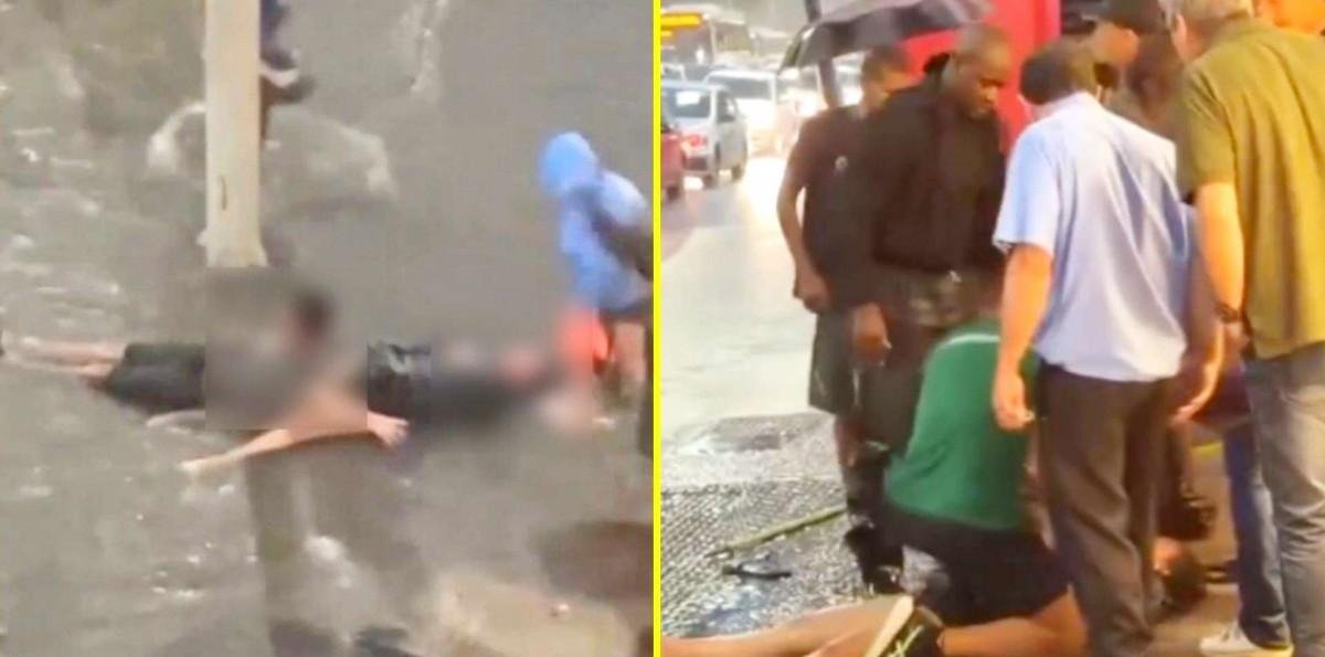 Chilena sufre descarga eléctrica en medio de tormenta en Río de Janeiro: Fue salvada por instructor de educación física