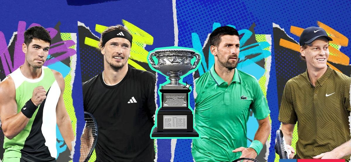Listas las semifinales: Alcaraz, Zverev, Djokovic y Sinner van por la gloria del Australian Open 2026