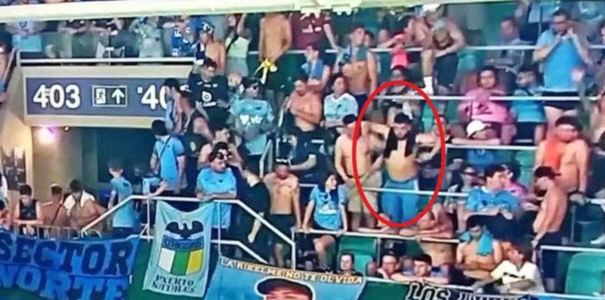 Justicia mantuvo en prisión a hincha de O'Higgins por acto racista en Brasil