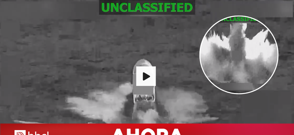 VIDEO | EEUU ejecuta nuevo ataque contra presunta embarcación narco cerca de Colombia: hay 2 muertos