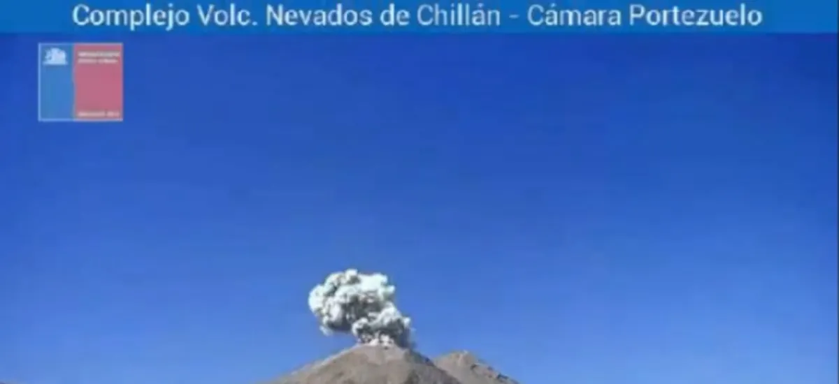 Registró actividad después de tres años: Senapred mantiene alerta verde en Complejo Volcánico Nevados de Chillán