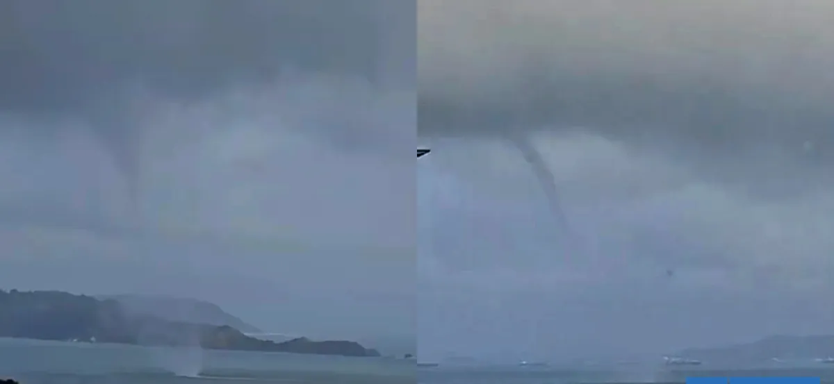 Armada emite aviso por probables trombas marinas entre Bío Bío y Los Ríos en las próximas horas