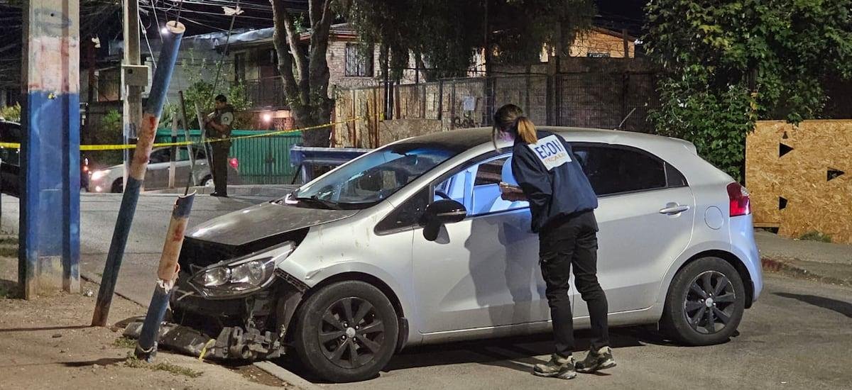 Dos jóvenes quedan en riesgo vital tras violento ataque a disparos contra un vehículo en Maipú